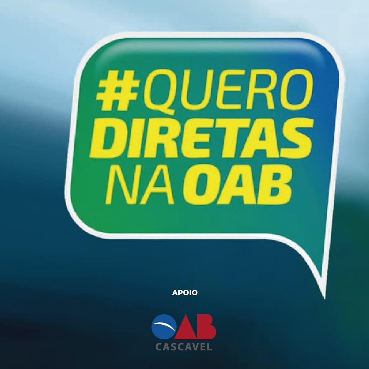 Cascavel reforça a luta por 'Diretas Já' na OAB