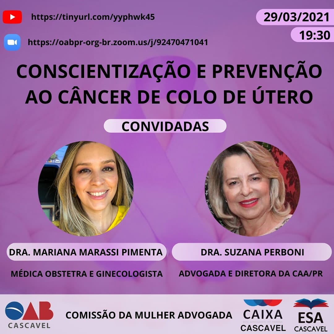 CONSCIENTIZAÇÃO E PREVENÇÃO AO CÂNCER DE COLO DE ÚTERO