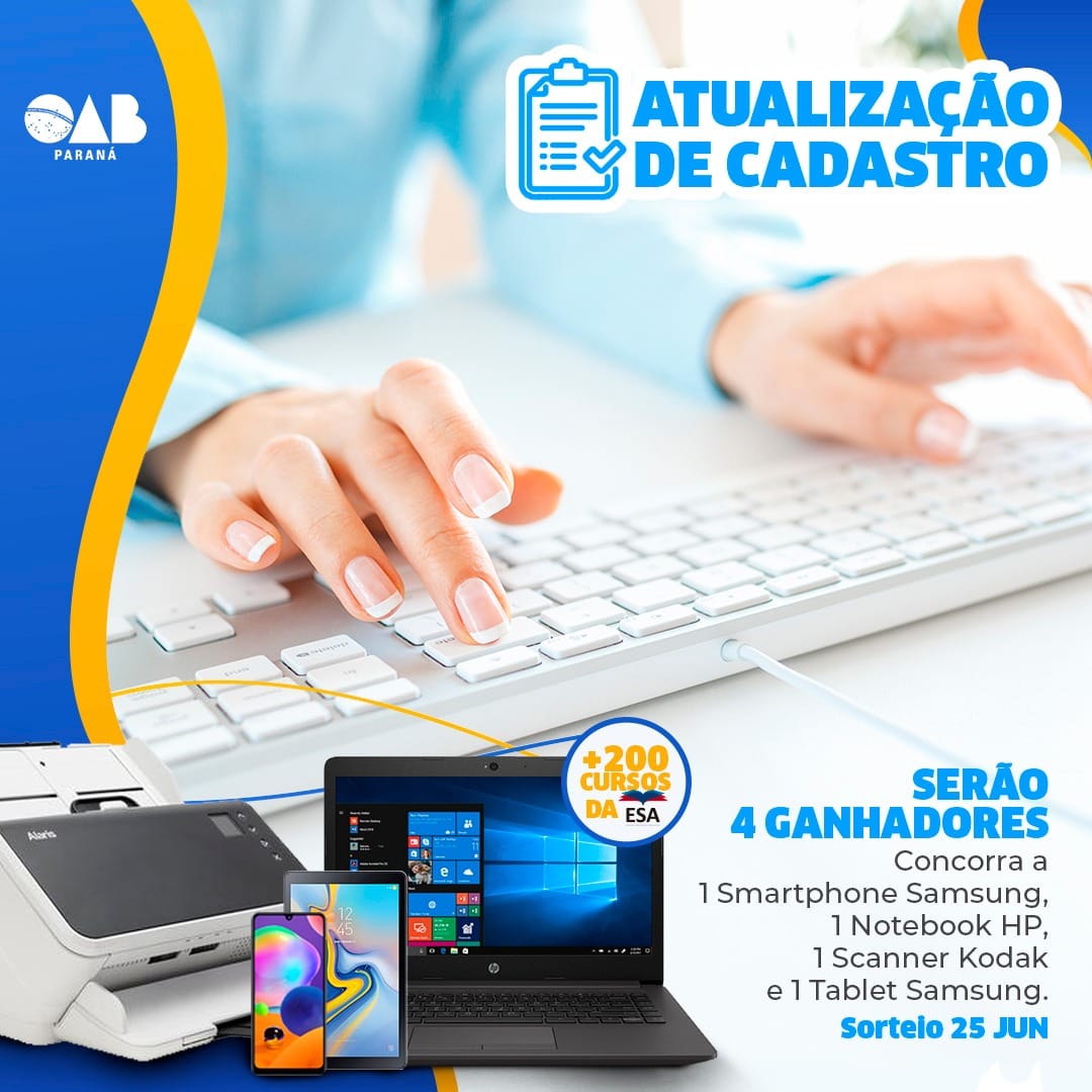 ATUALIZAÇÃO DE CADASTRO OAB PARANÁ