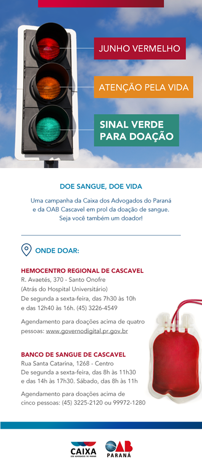 DOE SANGUE, DOE VIDA
