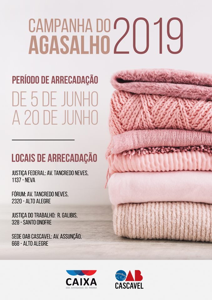 CAMPANHA DO AGASALHO 2019