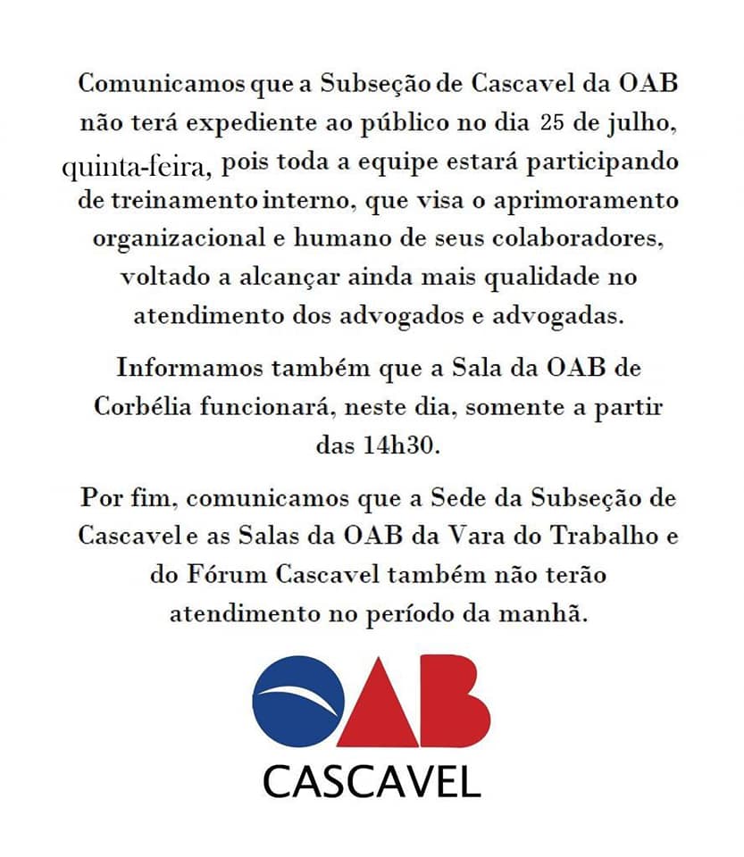 COMUNICADO