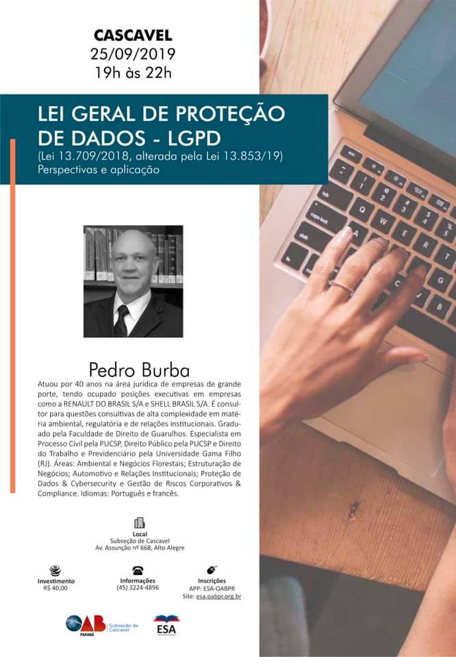 LEI GERAL DE PROTEÇÃO DE DADOS - LGPD