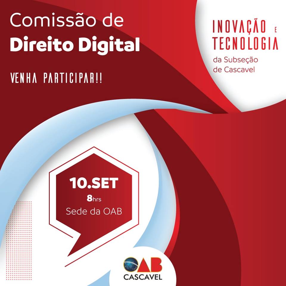 Comissão de Direito Digital - Venha participar