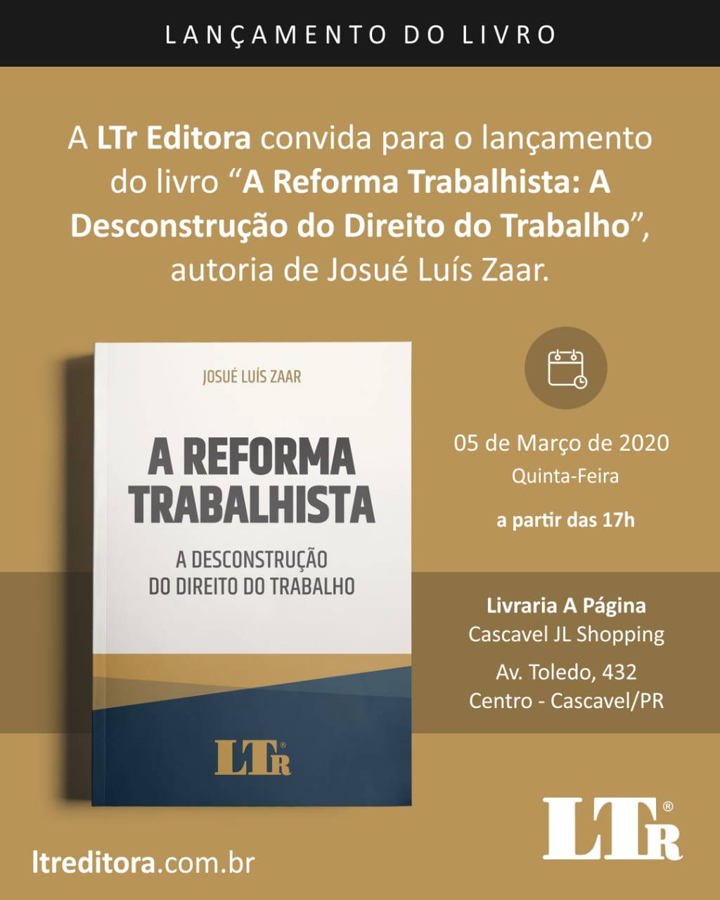 Lançamento do livro